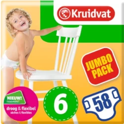 Kruidvat - Droog & Flexibel - Jumbo pak - 6