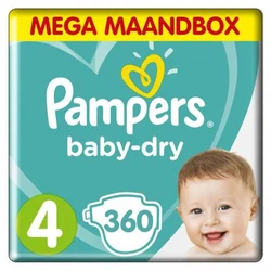 Pampers - Baby Dry - Mega Maandbox - maat 4