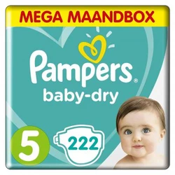 Pampers - Baby Dry - Multibox - maat 5 Pampers - Baby Dry - Multibox - maat 5