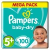 Pampers - Baby-Dry - Giga pak - Maat 5+ Pampers - Baby-Dry - Giga pak - Maat 5+