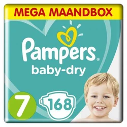 Pampers - Baby-Dry - Maandbox+ - Maat 7 Pampers - Baby-Dry - Maandbox+ - Maat 7
