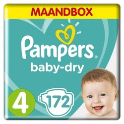 Pampers - Baby Dry - Mega+ pak - maat 4