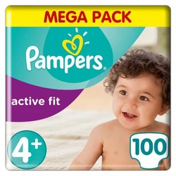 Pampers - Active Fit - Jumbo pak+ - Maat 4+