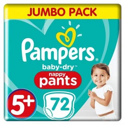 Pampers - Baby-Dry pants- Jumbo pak - Maat 5+ Pampers - Baby-Dry pants- Jumbo pak - Maat 5+