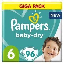 Pampers - Baby-Dry - Giga pak - Maat 6 Pampers - Baby-Dry - Giga pak - Maat 6