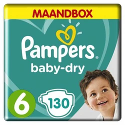 Pampers - Baby-Dry - Maandbox+ - Maat 6 Pampers - Baby-Dry - Maandbox+ - Maat 6