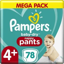 Pampers - Baby dry pants - mega pak - 4+ Pampers - Baby dry pants - mega pak - 4+