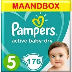 Pampers Active Baby Dry - maandbox - maat 5 176 stuks