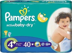 Pampers Active Baby Dry - maat 4 40 stuks