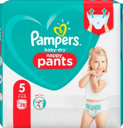 Pampers - Baby-Dry Pants - Voordeelpak- maat 5