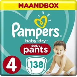 Pampers - Baby-Dry Pants - maandbox+ - maat 4