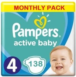Pampers Active Baby maat 4 138 stuks