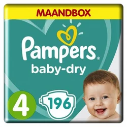 Pampers - Baby-Dry - Maandbox+ - Maat 4