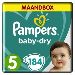 Pampers - Baby-Dry - Maandbox+ - Maat 5 Pampers - Baby-Dry - Maandbox+ - Maat 5