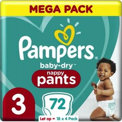 Pampers - Baby Dry Pants - Mega+ pak - 3