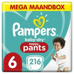 Pampers - Baby-Dry Pants - mega maandbox - maat 6