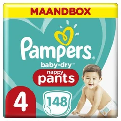 Pampers - Baby-Dry Pants - maandbox+ - maat 4