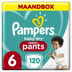 Pampers - Baby-Dry Pants - maandbox+ - maat 6