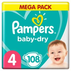 Pampers - Baby-Dry - Jumbo pak + - Maat 4