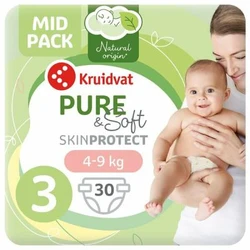kruidvat pure soft maat 3 30 stuks