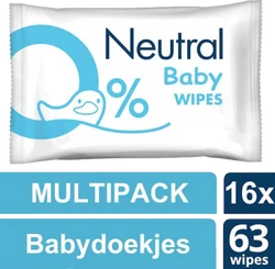 Neutral Babydoekjes 16-pak (16x63)