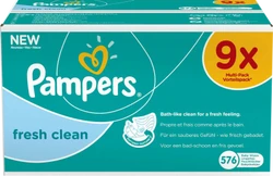 Pampers Fresh Clean Babydoekjes 9-pak (9x64)