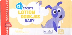 AH Baby Lotiondoekjes 6-pak (6x72) AH Baby Lotiondoekjes 6-pak (6x72)