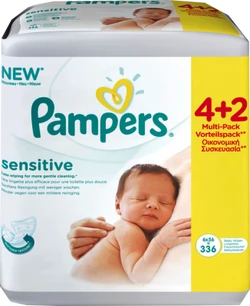 Pampers Sensitive Babydoekjes 6-pak (6x56)