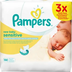 Pampers New Baby Sensitive Babydoekjes 3-pak (3x50)