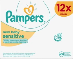 Pampers New Baby Sensitive Babydoekjes 12-pak (12x50)
