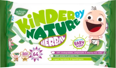 Jackson Reece Babydoekjes Herbal (1x64)