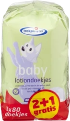 Trekpleister Baby Lotiondoekjes 3-pak met 240 babydoekjes Trekpleister Baby Lotiondoekjes 3-pak met 240 babydoekjes