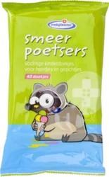 Trekpleister Smeerpoetsers pak met 40 kinderdoekjes