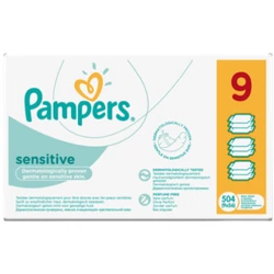 Pampers Fresh Clean Babydoekjes 9-pak (9x56)
