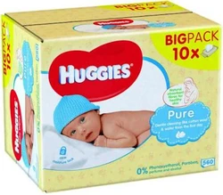 Huggies Pure Babydoekjes 10-pak (10x56)