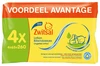 Zwitsal Lotion billendoekjes 4-pak (4 x 65)