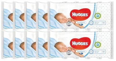 Huggies Babydoekjes Newborn 10-pak(10x56)