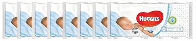 Huggies Babydoekjes Newborn 8-pak (8x56)