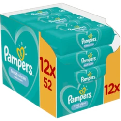 Pampers Fresh Clean Babydoekjes  12-pak (12x52)