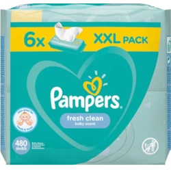Pampers Fresh Clean Babydoekjes  6-pak (6x80)