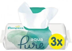 Pampers Aqua Pure babydoekjes 3 pak Pampers Aqua Pure babydoekjes 3 pak