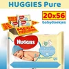 Huggies Pure Babydoekjes 20-pak (20x56)