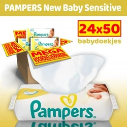 Pampers New Baby Sensitive Babydoekjes 24-pak (24x50)