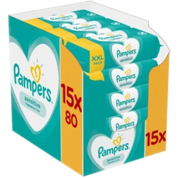 Pampers Sensitive Babydoekjes 15-pak (15x80)