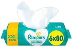 Pampers Sensitive Babydoekjes 6-pak (6x80)