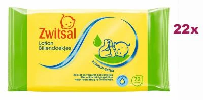 Zwitsal - Lotion Billendoekjes - 22-pak
