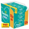 Pampers Fresh Clean Babydoekjes 12-pak (12x80)