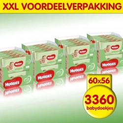 Huggies Natural Care babydoekjes 60-pak (60x56)