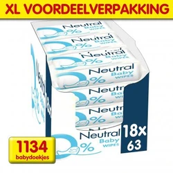 Neutral Babydoekjes 18-pak (18x63)