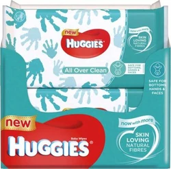 Huggies All Over Clean Billendoekjes 6-pak (6x56)